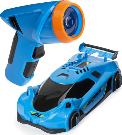 , Zero Gravity Light, Light-Guided Wall Racer, Wall Climbing Race Car,Blue